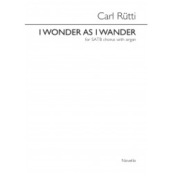 I Wonder As I Wander (SATB/Organ)