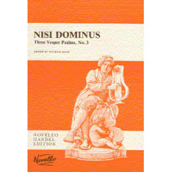 Nisi Dominus (Three Vesper...