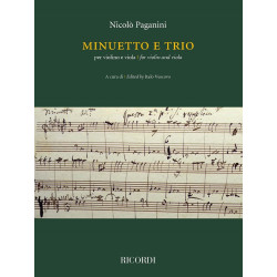 Minuetto e Trio per violino...