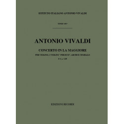 Concerto Per Violino, Archi e BC: In La Rv 552