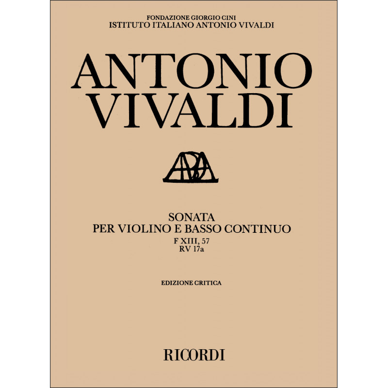 Sonata per Violino e BC in Mi Min. Rv 17A
