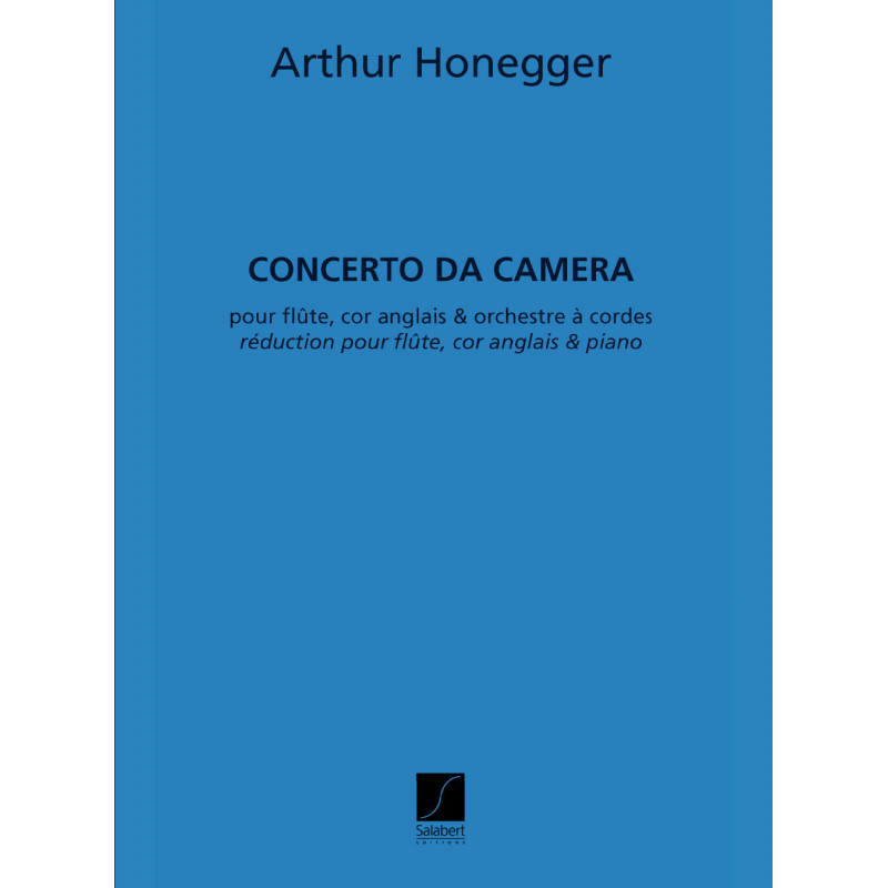 Concerto Da Camera Flute-Cor-Ang-Piano Reduction