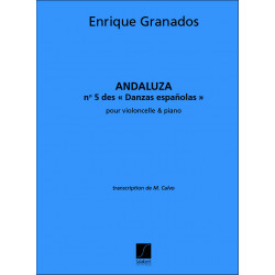 Andaluza n°5 des Danzas Espanolas - Cello/Piano