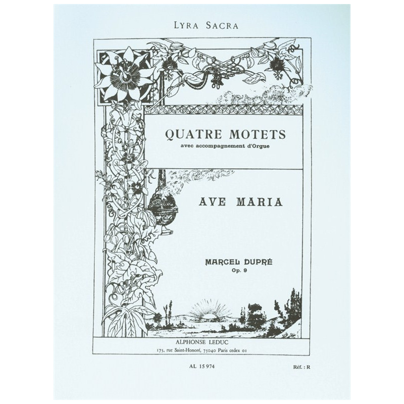 Marcel Dupre  Quatre Motets - Ave Maria Op. 9