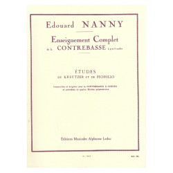 Edouard Nanny  Etudes de Kreutzer et de Fiorillo