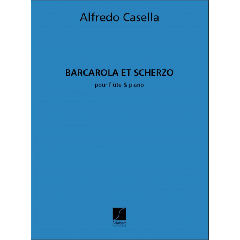 Barcarola Et Scherzo Flute-Piano