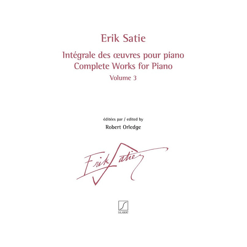 Intégrale des uvres pour piano volume 3