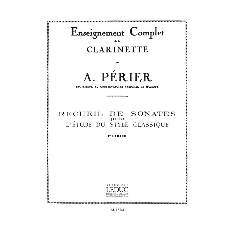 Recueil de Sonates Vol.1