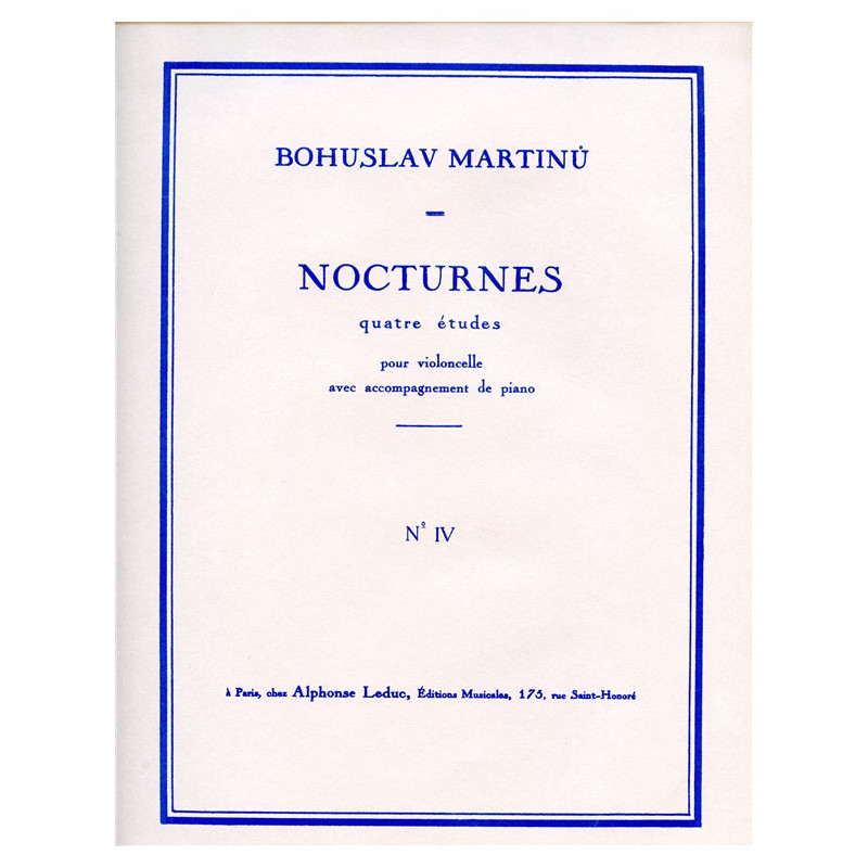 Nocturnes H189 No.4