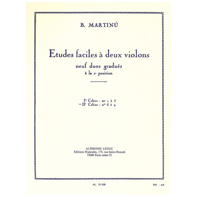 Etudes Faciles A Deux Violins Vol.2