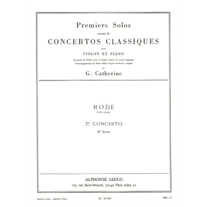 7th Concerto - 1st Solo