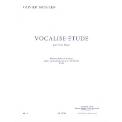Vocalise Study, for high Voice