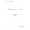 Vocalise Study, for high Voice