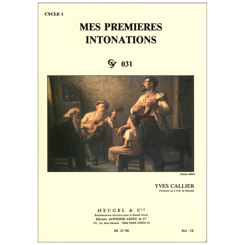 Mes Premieres Intonations - Cy031