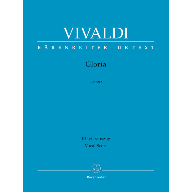 Gloria RV 589 (Vocal Score)