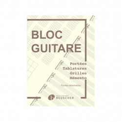 Bloc Guitare - Tablatures, Grilles, Chord Boxes