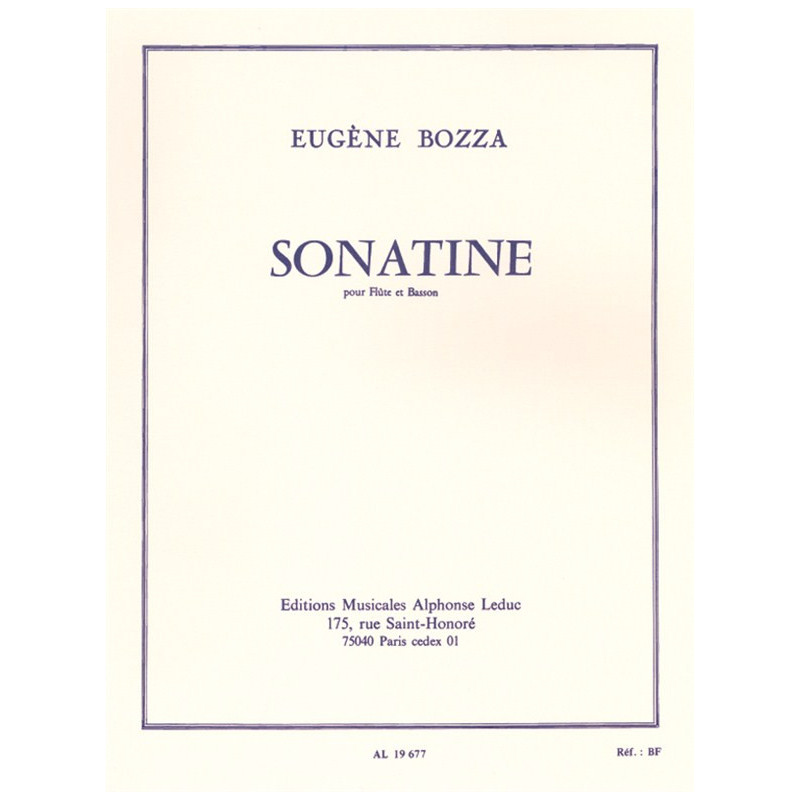 Sonatine For Flute And Bassoon
