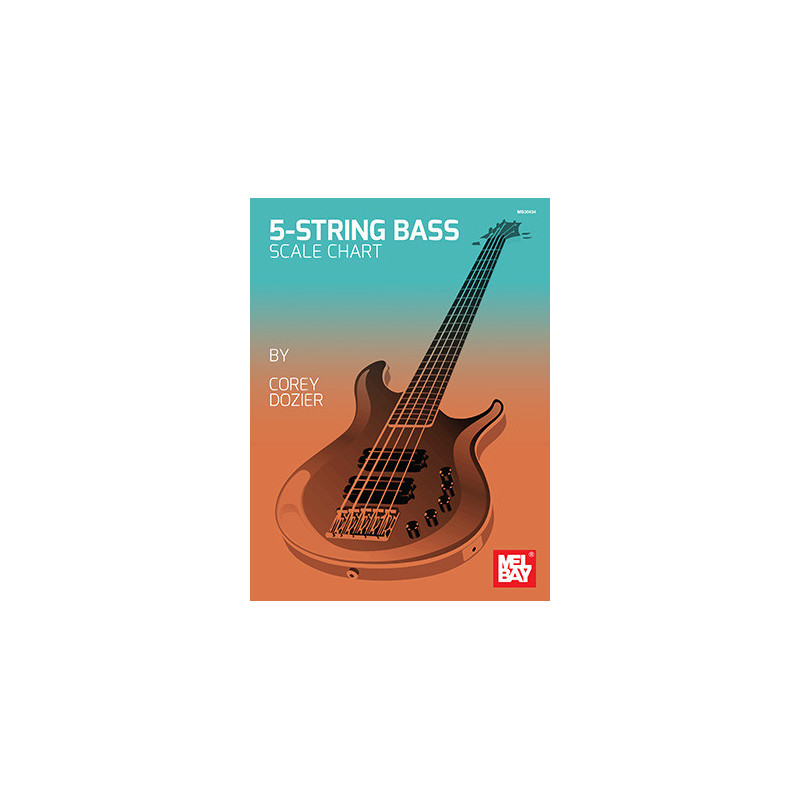 5-String Bass Scale Chart