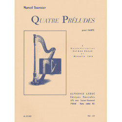 Quatre preludes pour harpe
