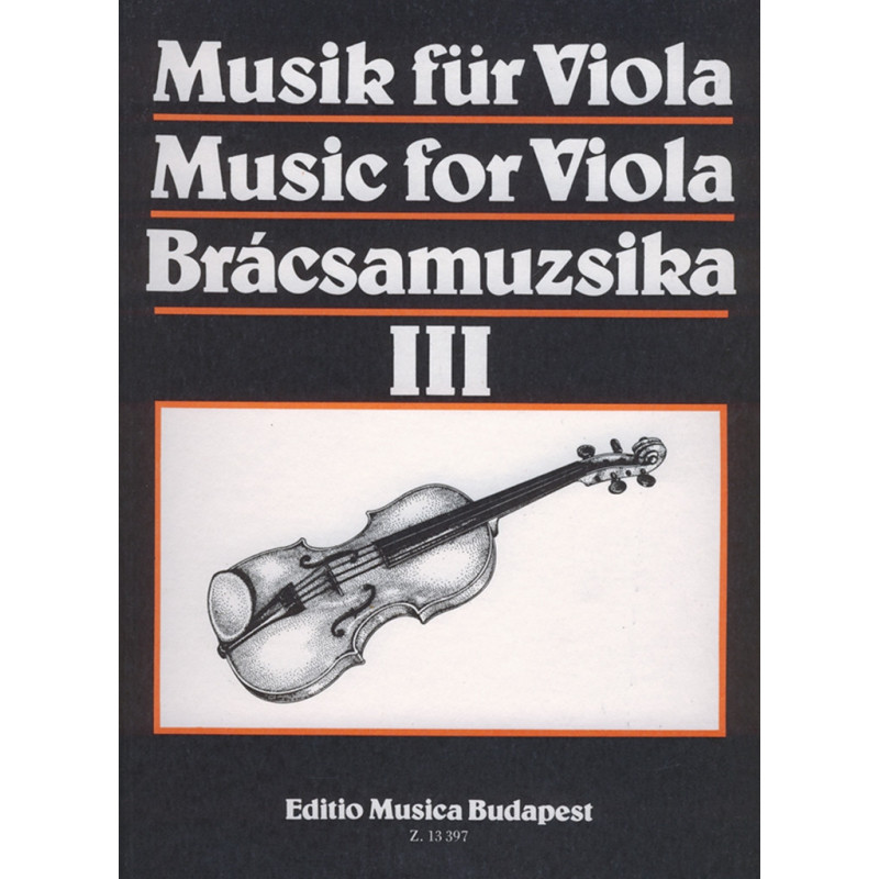 Music for Viola III - Musik für Viola III