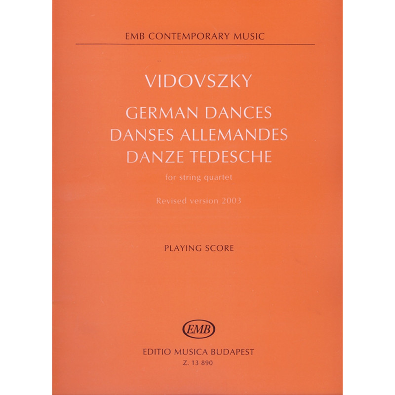 German Dances for string quartet - 1989, revised