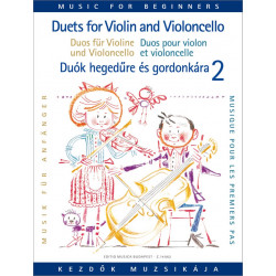 Duets for Violin and Violoncello for Beginners 2