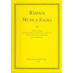 Musica Sacra Kanons, Chöre für gemeinsames Sing