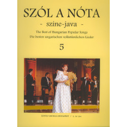 Szol a nota színe-java V 49 ungarische Lieder Sin