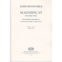 Magnificat Secundi Toni Für Dreistimmige Frauen-