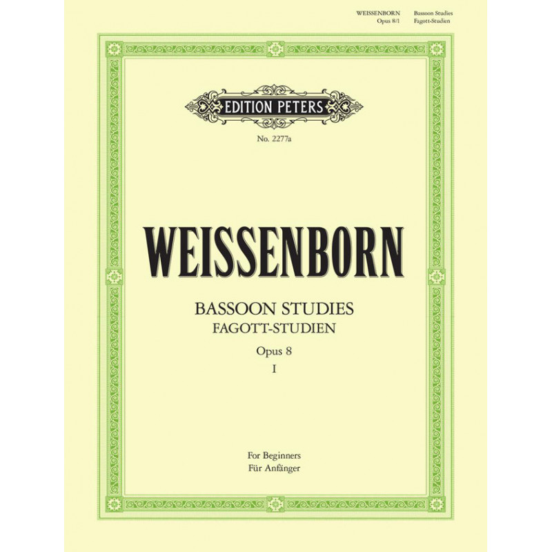 Fagottstudien 1 Op.8 - Bassoon Studies 1