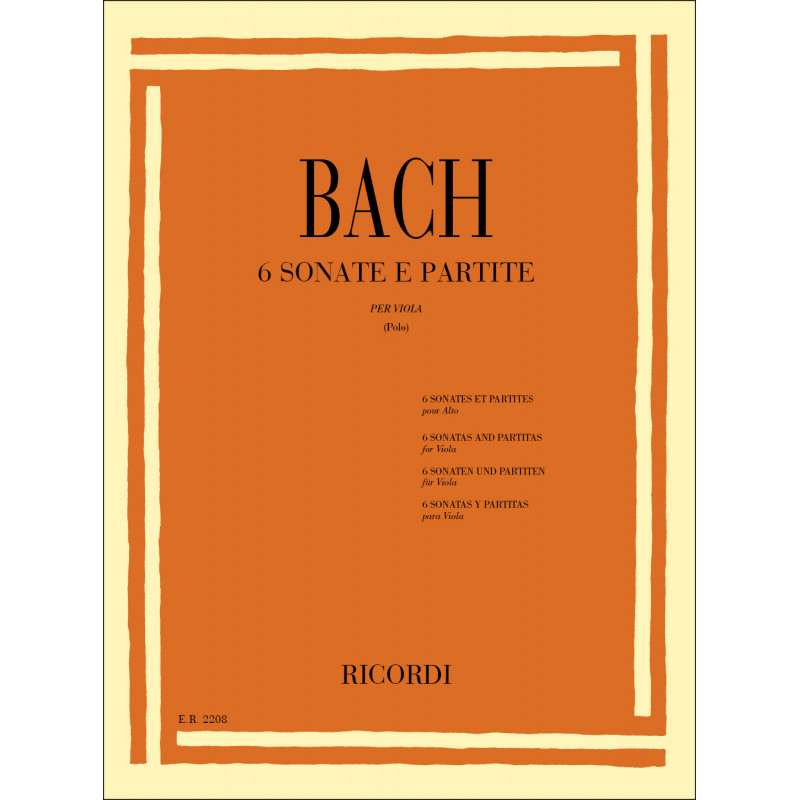 6 Sonate E Partite Bwv 1001 - 1006