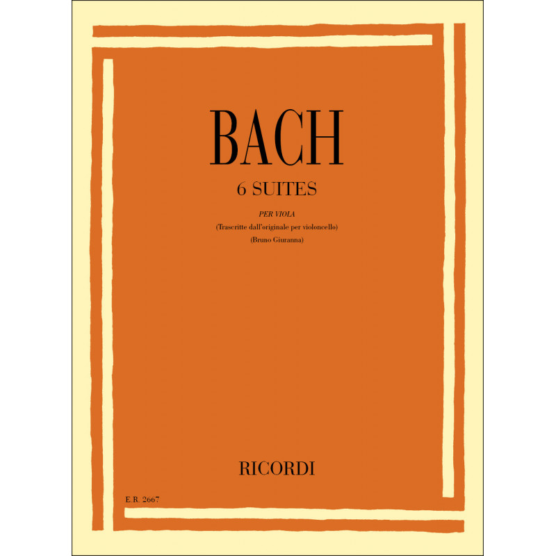 6 Suites per Viola BWV 1007 - 1012