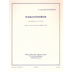 Concertstück For Clarinet And Piano