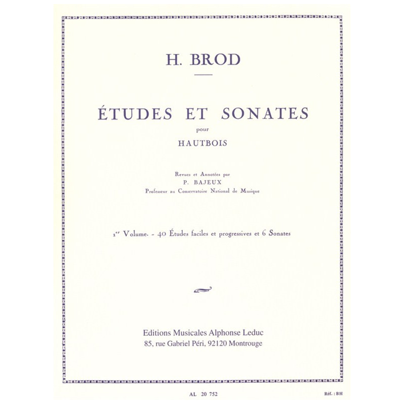 Etudes et Sonates Vol. 1