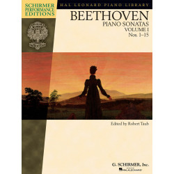 Beethoven - Piano Sonatas, Volume I - Book Only