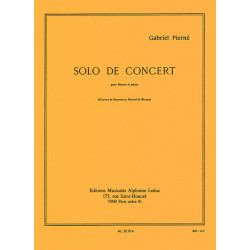 Solo de concert pour basson et piano