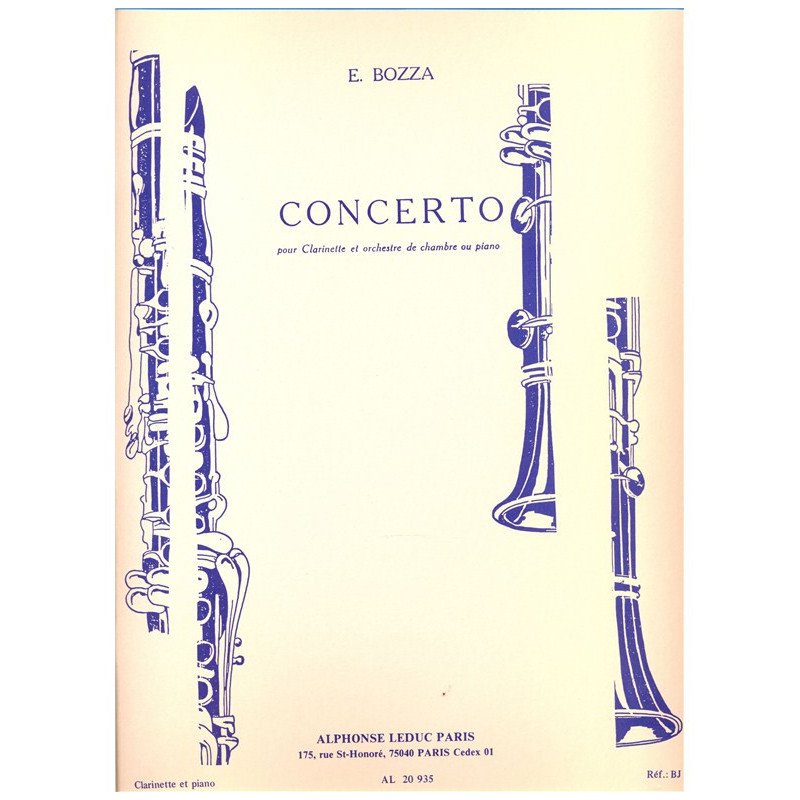 Concerto For Clarinet And Chamber Orchestra