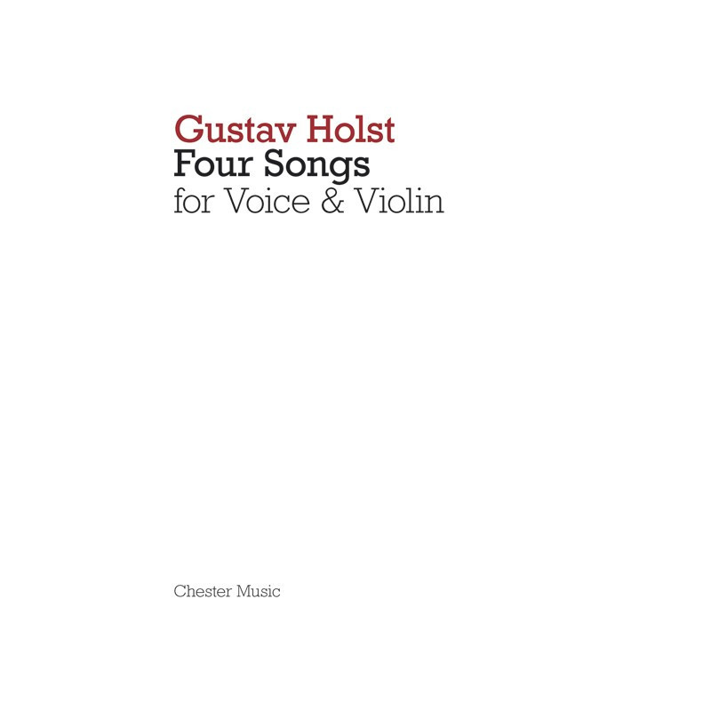 Four Songs For Voice And Violin Op.35
