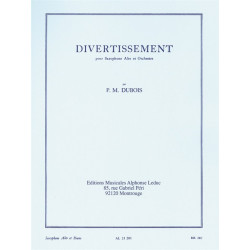 Divertissement For Saxophone And Orchestra