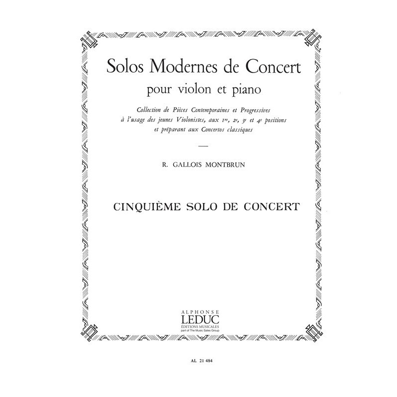Solo De Concert N05