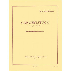 Concertstück For Alto Saxophone And Piano
