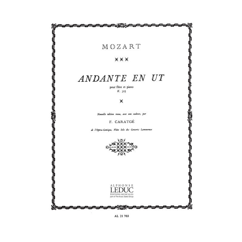 Andante KV315 in C major