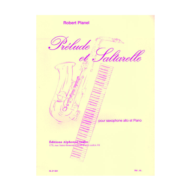 Prelude et Saltarelle pour saxophone et piano
