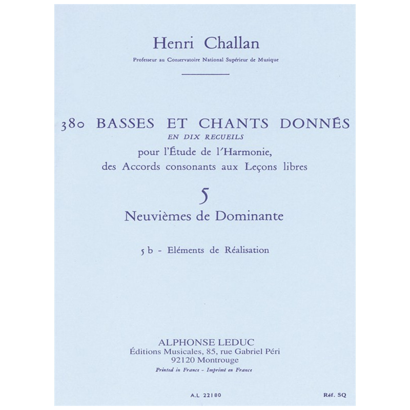 380 Basses et Chants Donnes Vol. 5B