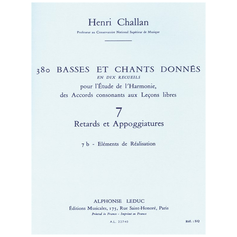 380 Basses et Chants Donnes Vol. 7B