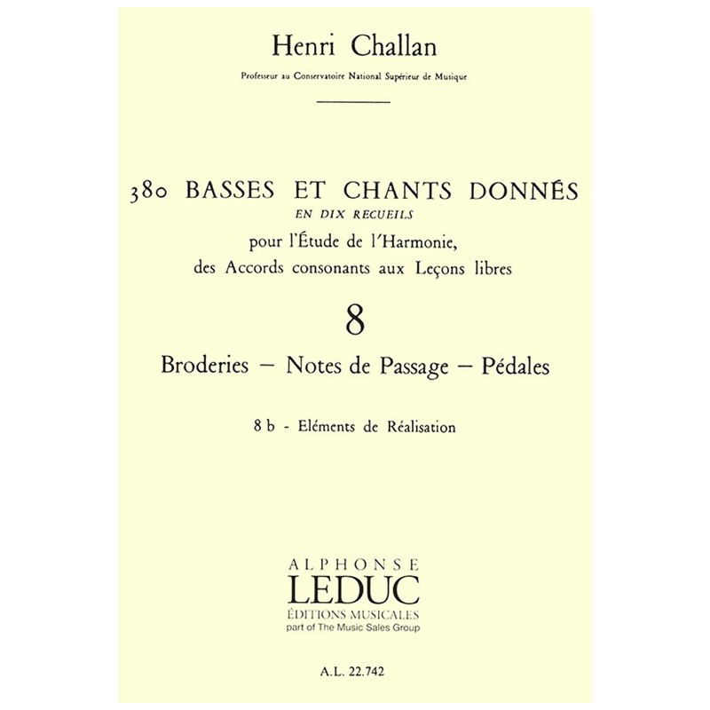 380 Basses et Chants Donnes Vol. 8B