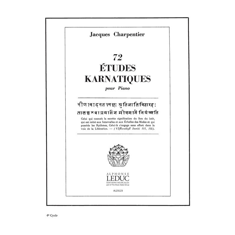 73 Etudes Karnatiques Cycle 04
