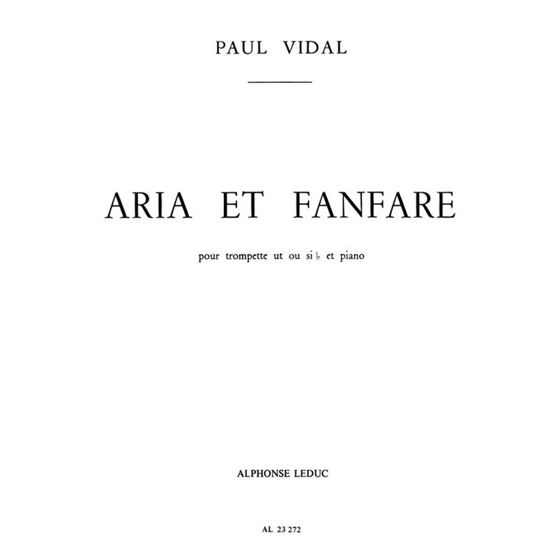 Aria et Fanfare