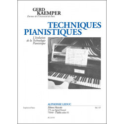 Techniques pianistiques...