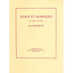 Adage and Arabesque (Alto Saxophone and Piano)